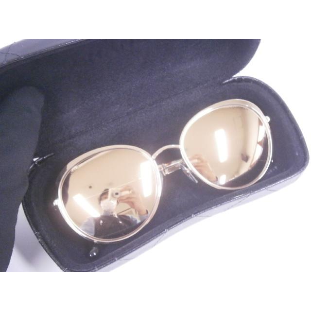 CHANEL シャネル C395/T6 メタルラウンドフレームサングラス