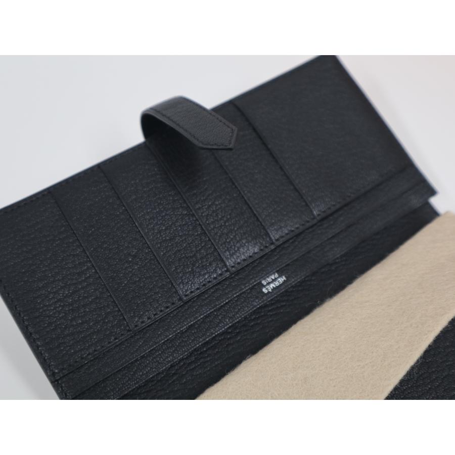エルメス ベアン スフレ 二つ折り長財布 シェブル シェーブルミゾール レザー ブルーゼフィール シルバー金具 B刻印 箱付 HERMES（新品・未使用品） HERMES（エルメス） （新品・未使用品）エルメス ベアン スフレ 二