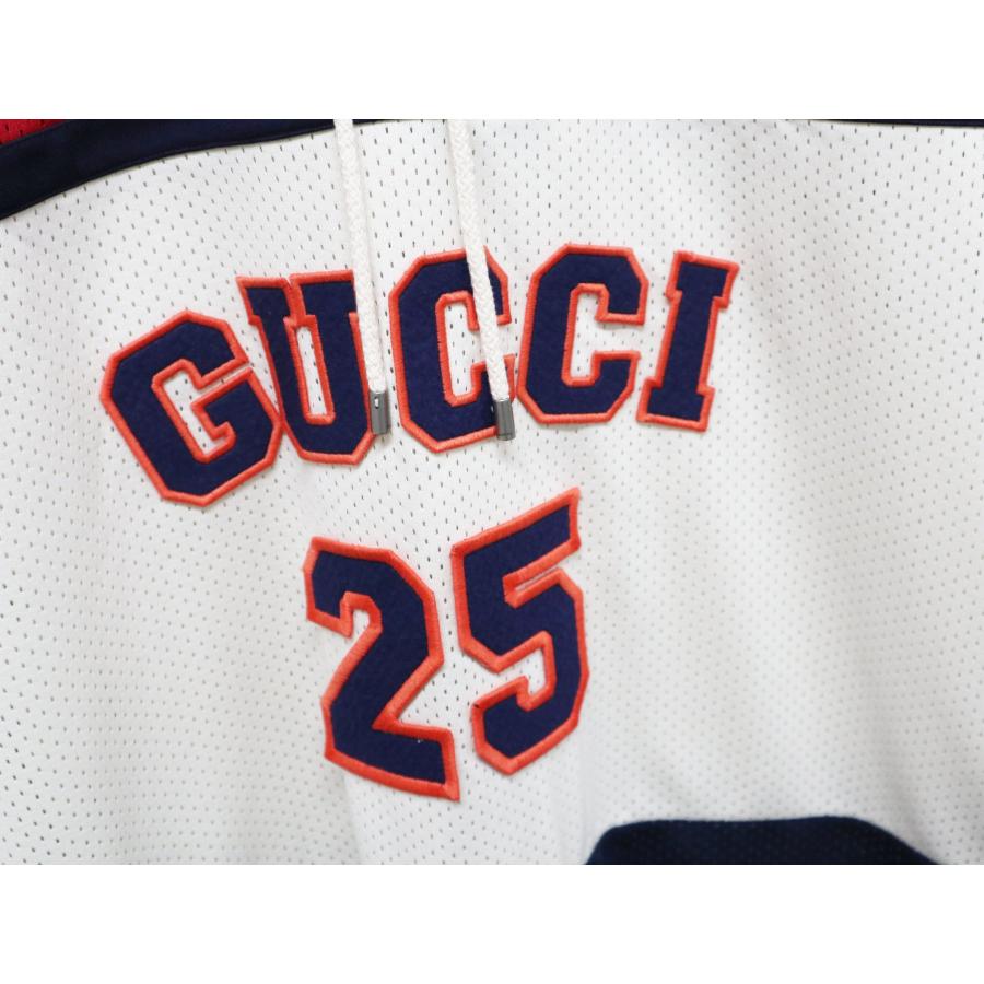 GUCCI（グッチ） 23SS 741497 ロゴワッペン メッシュ ハーフスリーブ 