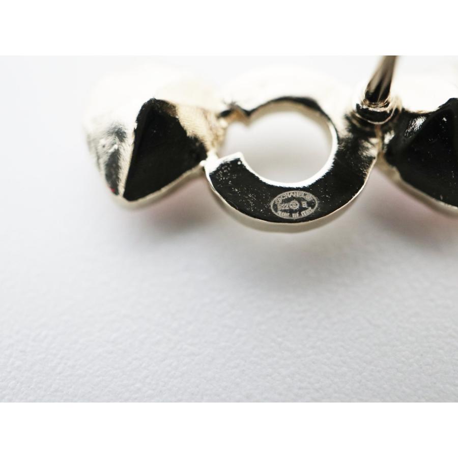 CHANEL（シャネル） ピアス メタル ストラス ゴールド ピンク