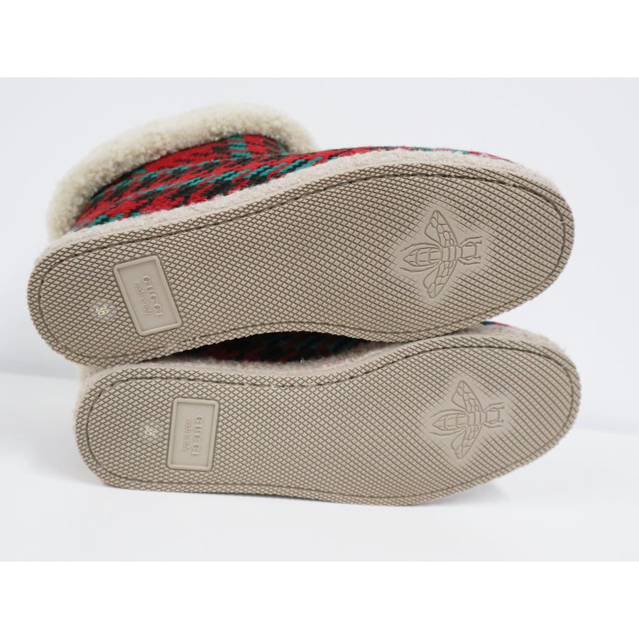 グッチ GUCCI ホースビット ムートン ショートブーツ サイズ36 23.0cm 
