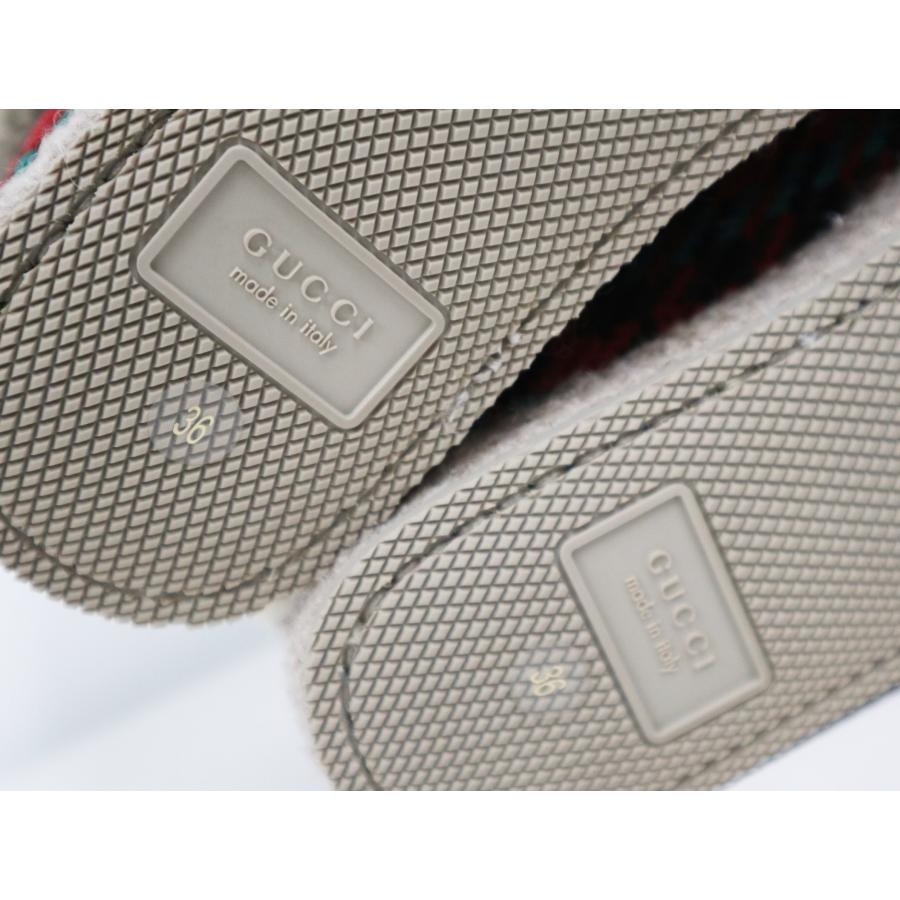 グッチ GUCCI ホースビット ムートン ショートブーツ サイズ36 23.0cm 