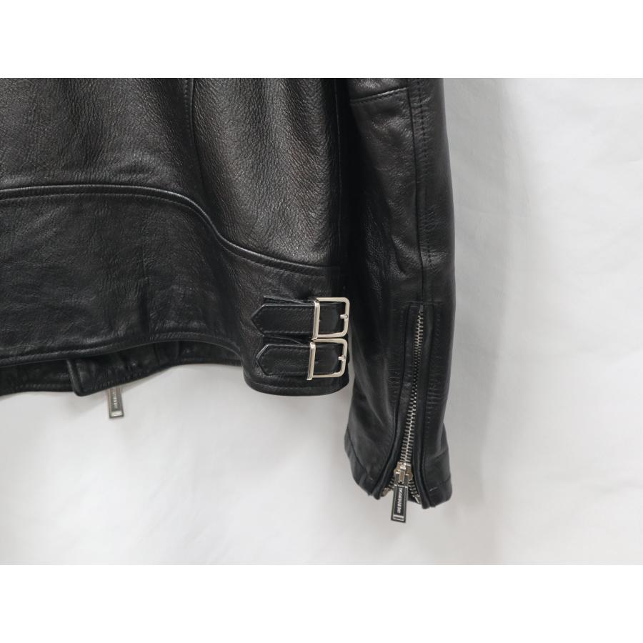 DSQUARED2 ディースクエアード ライダースジャケット レザー S74AM0956 