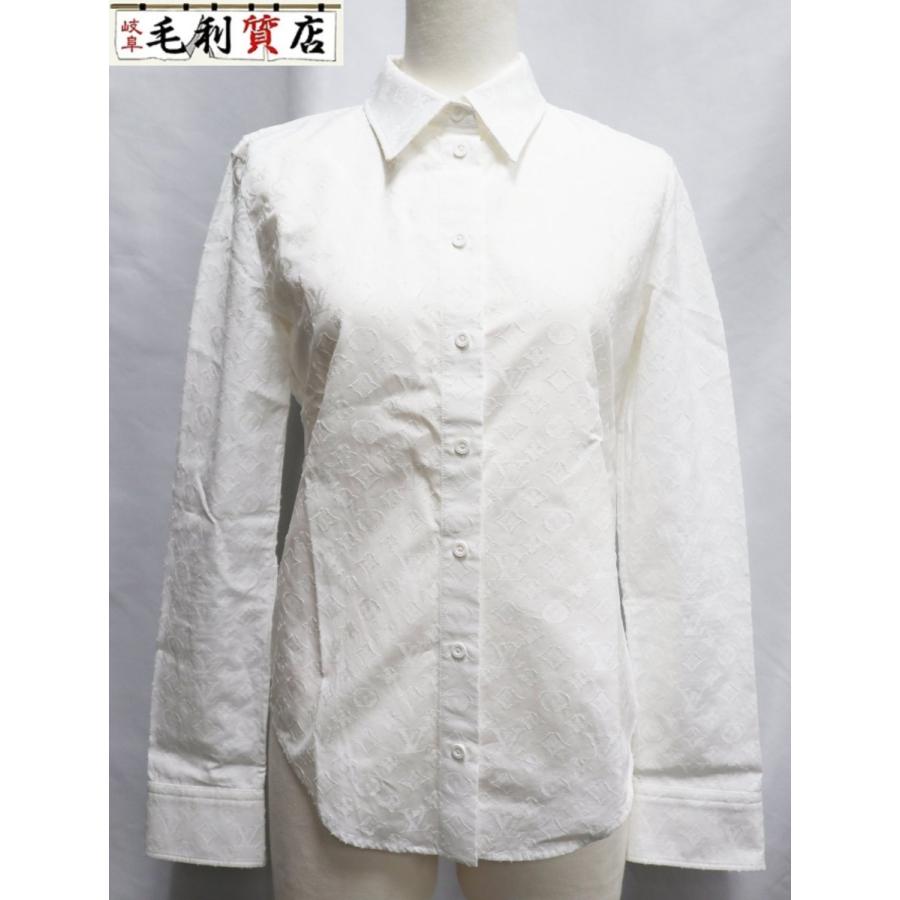 極上美品!LOUIS VUITTON ルイヴィトン コットン シャツ 長袖 RW192W  
