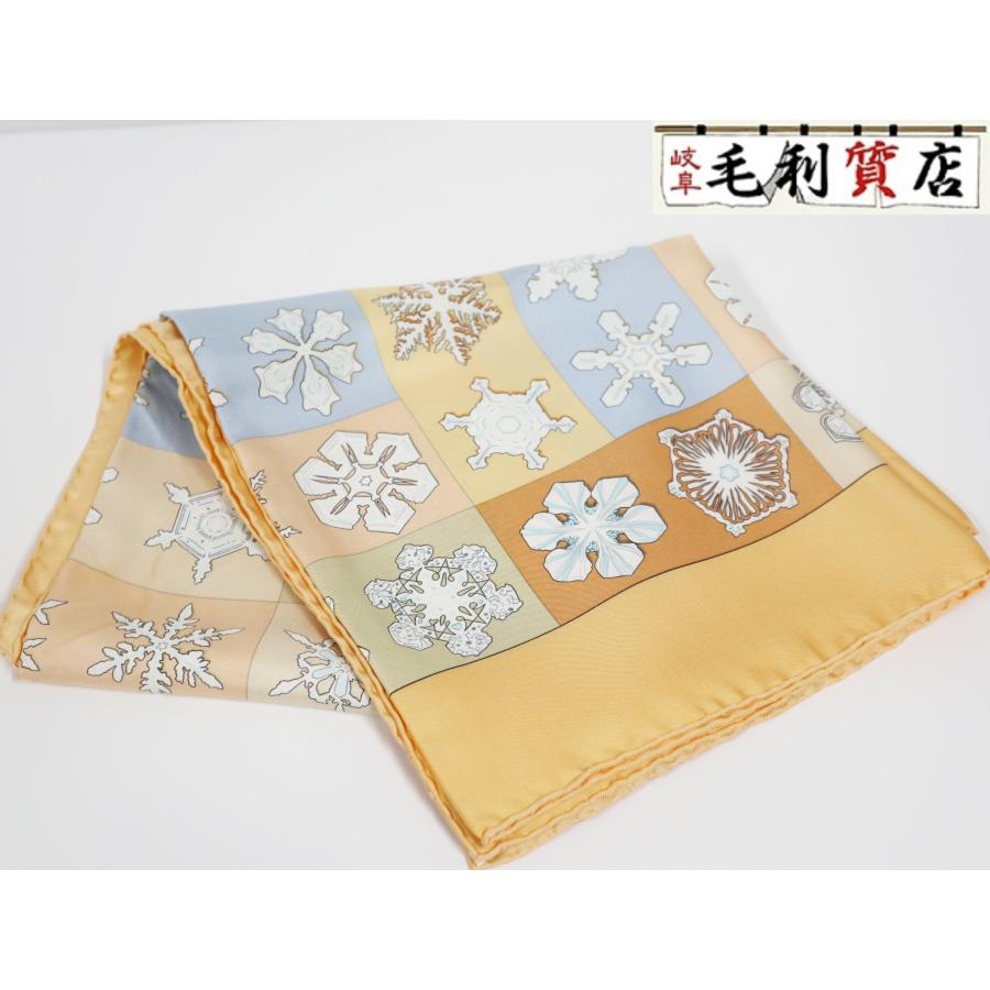 HERMES エルメス カレ90 雪の結晶 FEUX DE L 