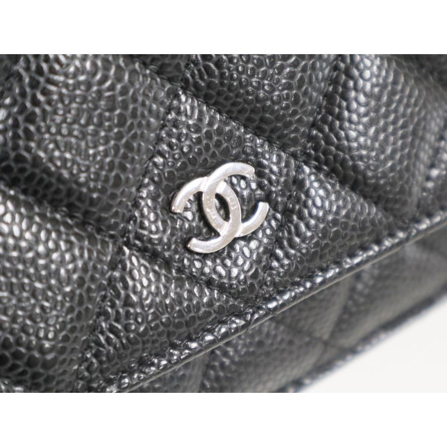 シャネル CHANEL マトラッセ AP0250 キャビアスキン チェーンウォレット ココマーク  【中古】  バッグ｜mourimouri78｜05