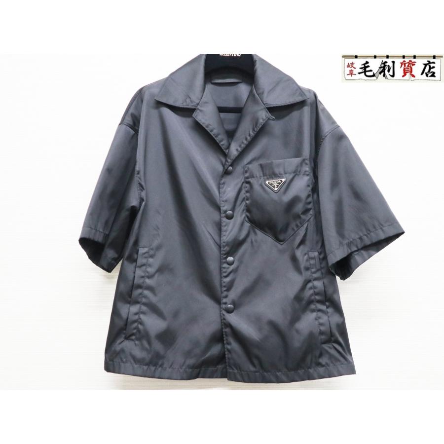 PRADA プラダ トライアングルロゴ ポリアミド ナイロン 半袖 PRADA プラダ トライアングルロゴ ポリアミド ナイロン 半袖