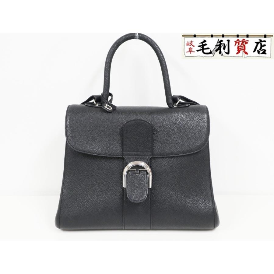Delvaux デルヴォー　ブリヨン　MM カーフ 名東】【DELVAUX】デルヴォー ブリヨン MM メタルステッチ