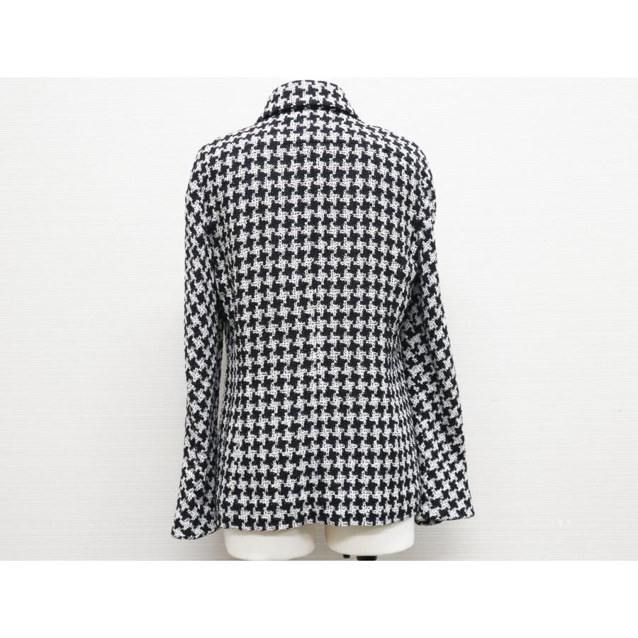 CHANEL シャネル 09P 千鳥格子 シルク ジャケット P34906V25167 CHANEL シャネル 09P 千鳥格子 シルク ジャケット P34906V25167