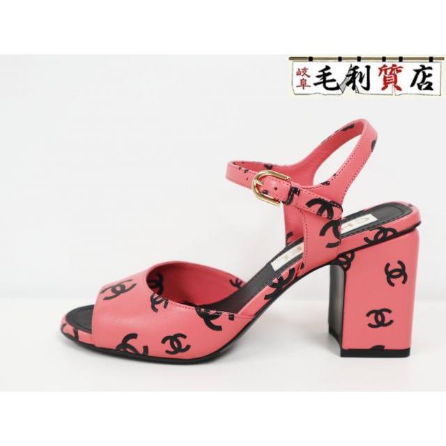 CHANEL ヒール ピンク 37 C CHANEL ヒール ピンク 37 C