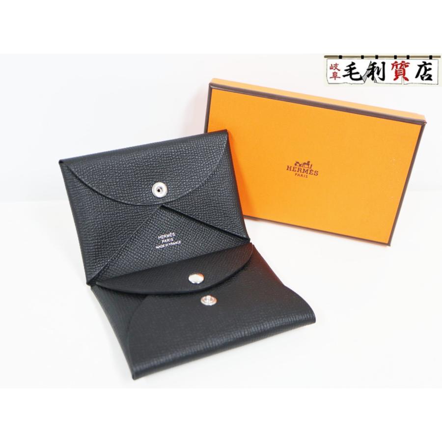 エルメス HERMES カルヴィ デュオ ノワール エプソン ブラック 