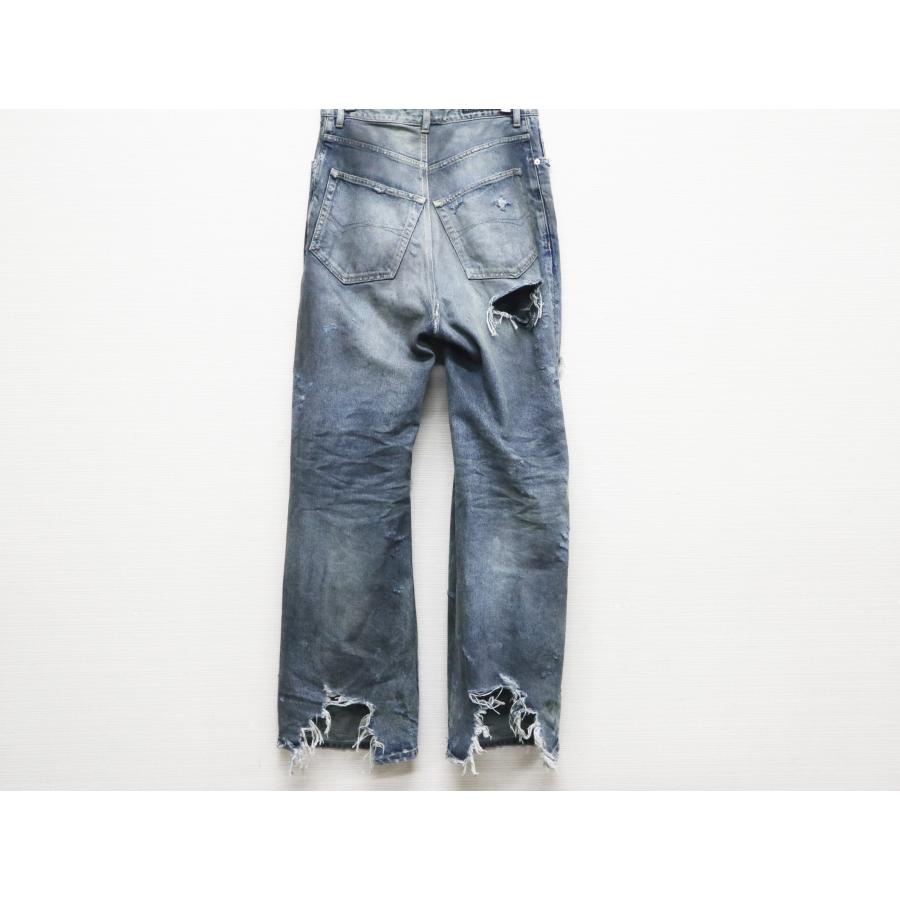 BALENCIAGA バレンシアガ 23SS ダメージ加工 バギー パンツ BALENCIAGA バレンシアガ 23SS ダメージ加工 バギー パンツ