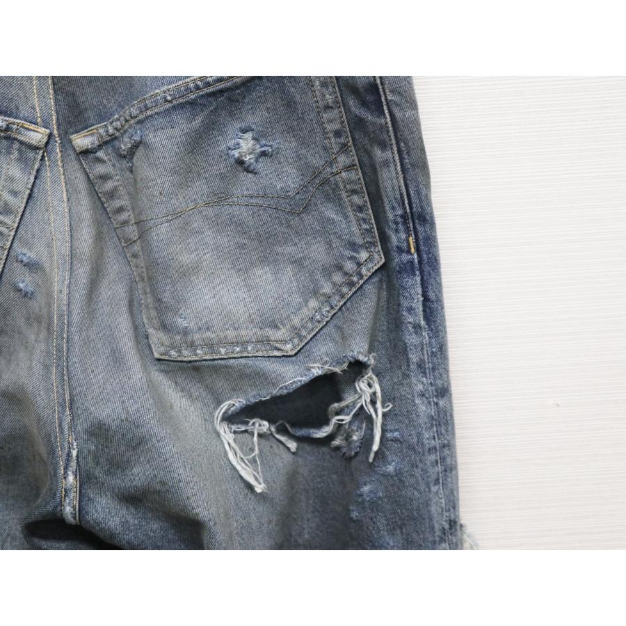 BALENCIAGA バレンシアガ 23SS ダメージ加工 バギー パンツ BALENCIAGA バレンシアガ 23SS ダメージ加工 バギー パンツ