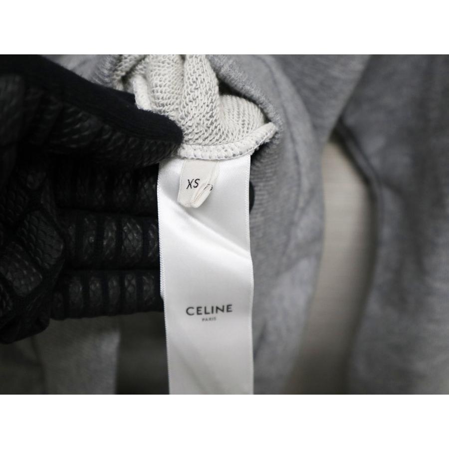 CELINE セリーヌ ロゴプリント スウェット トレーナー グレー CELINE セリーヌ ロゴプリント スウェット トレーナー グレー