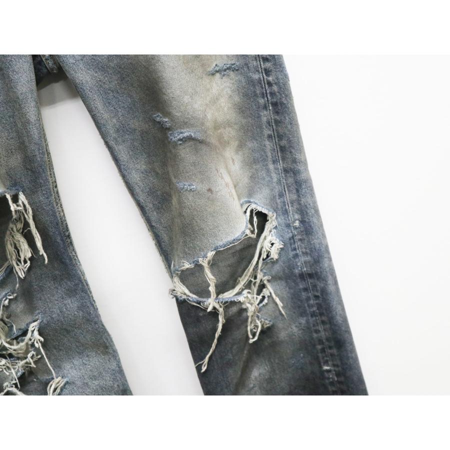 美品バレンシアガ BALENCIAGA ダメージ加工 スリムフィット デニム28 美品バレンシアガ BALENCIAGA ダメージ加工 スリムフィット デニム28