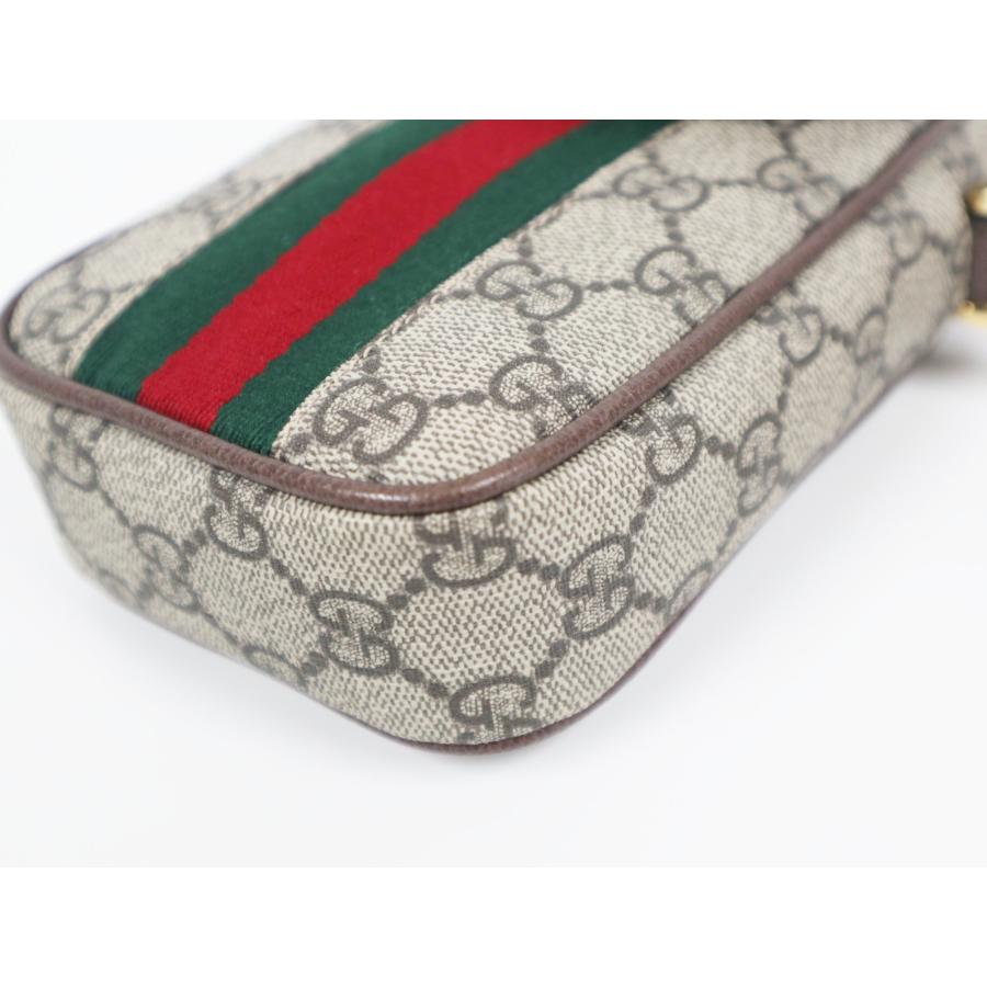 グッチ GUCCI オフィディア GGスプリーム フォンケース 598912 極上美品 スマホケース ショルダーバッグ