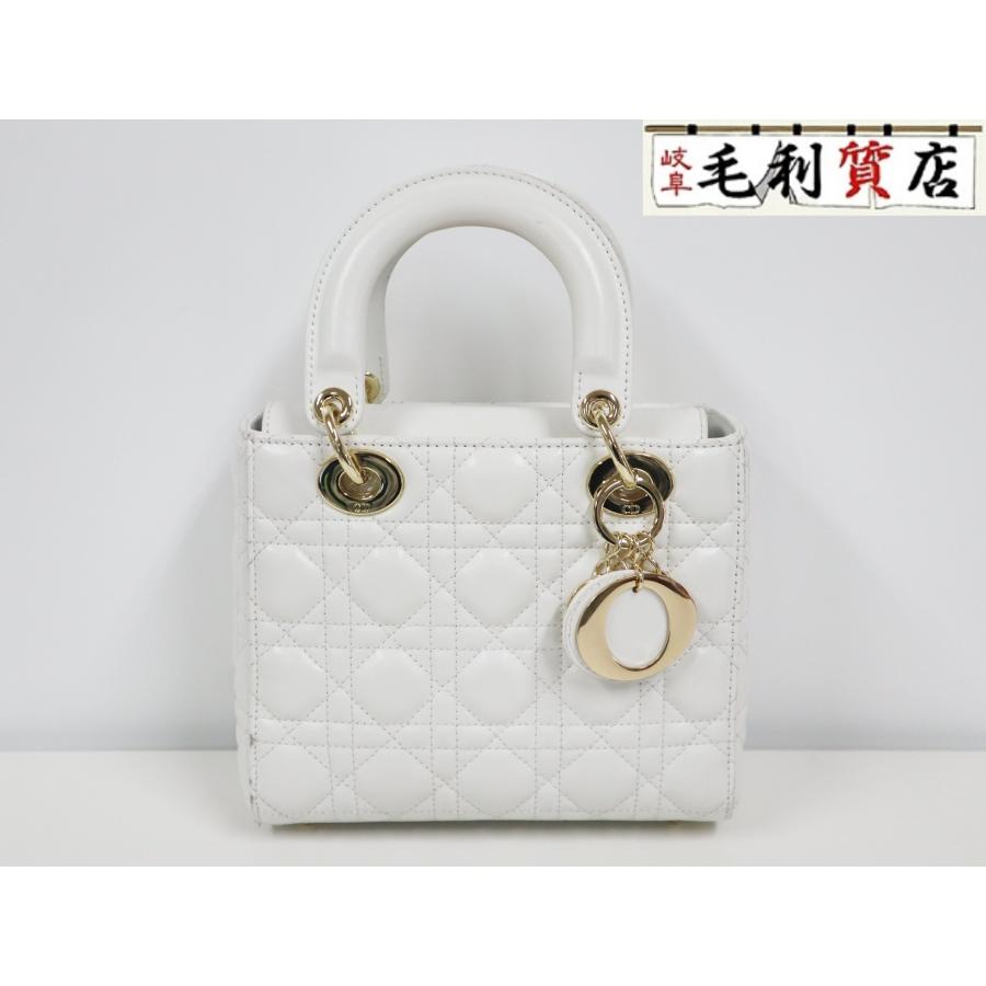 ディオール Christian Dior レディディオール MY ABCDIOR ラムスキン 