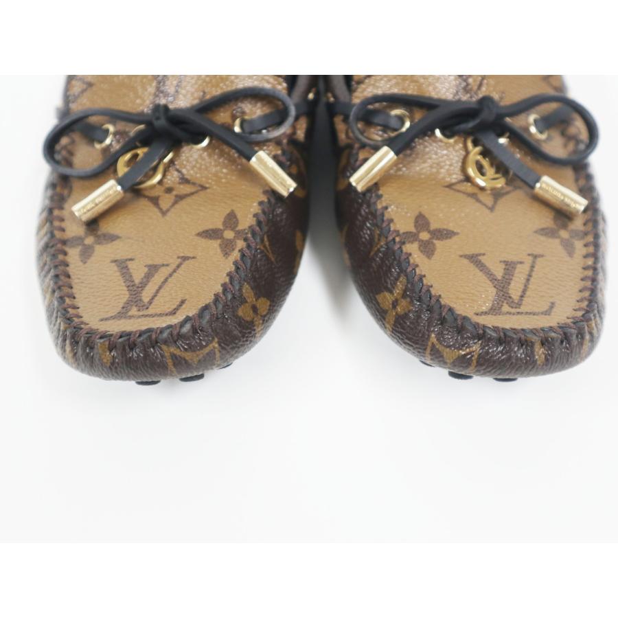 LOUIS VUITTON スリッポンドライビングシューズモノグラム35