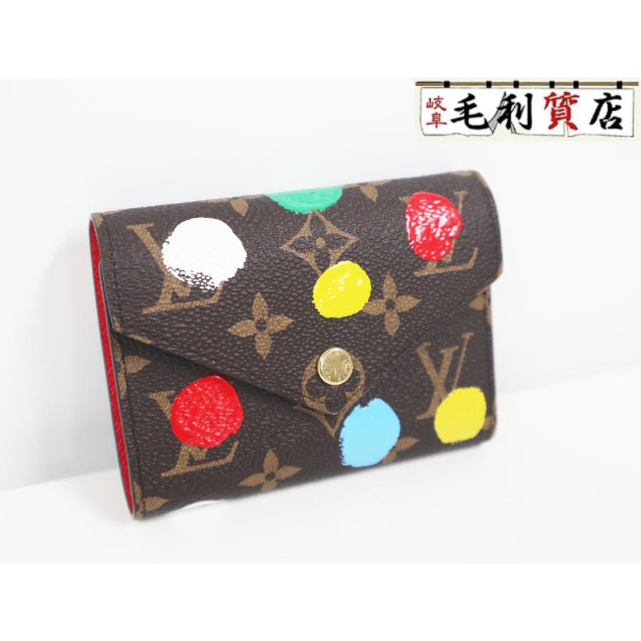 ルイヴィトン LOUIS VUITTON LV × YK ポルトフォイユ・ヴィクトリーヌ  