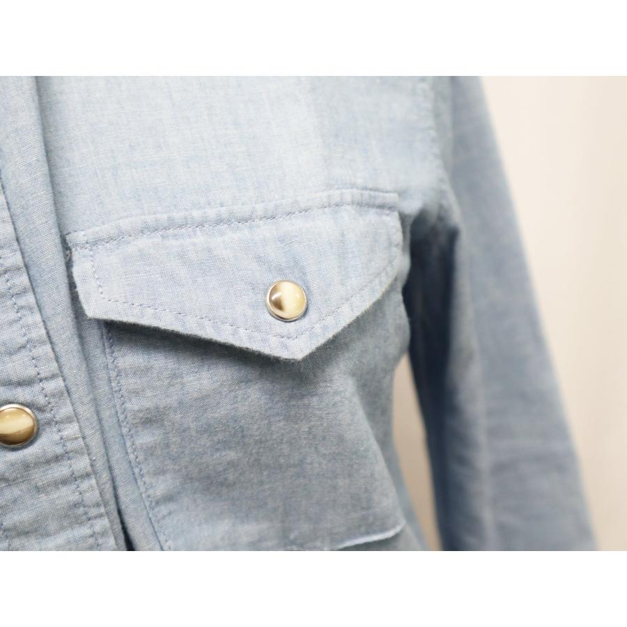 CELINE セリーヌ by Hedi Slimane エディ期 シャンブレー ウエスタン 