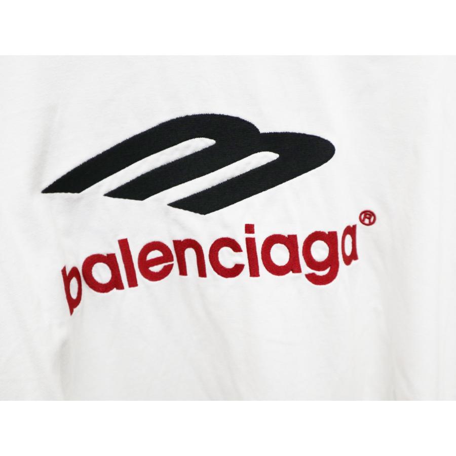 バレンシアガ BALENCIAGA 764235 TPVD7 3B SPORTS ICON ロゴデザイン T 