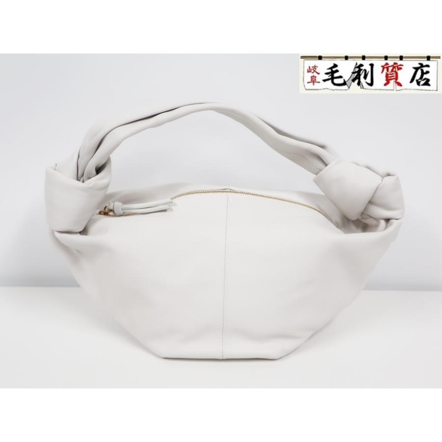 ボッテガヴェネタ（BOTTEGAVENETA）ダブルノットバッグホワイト