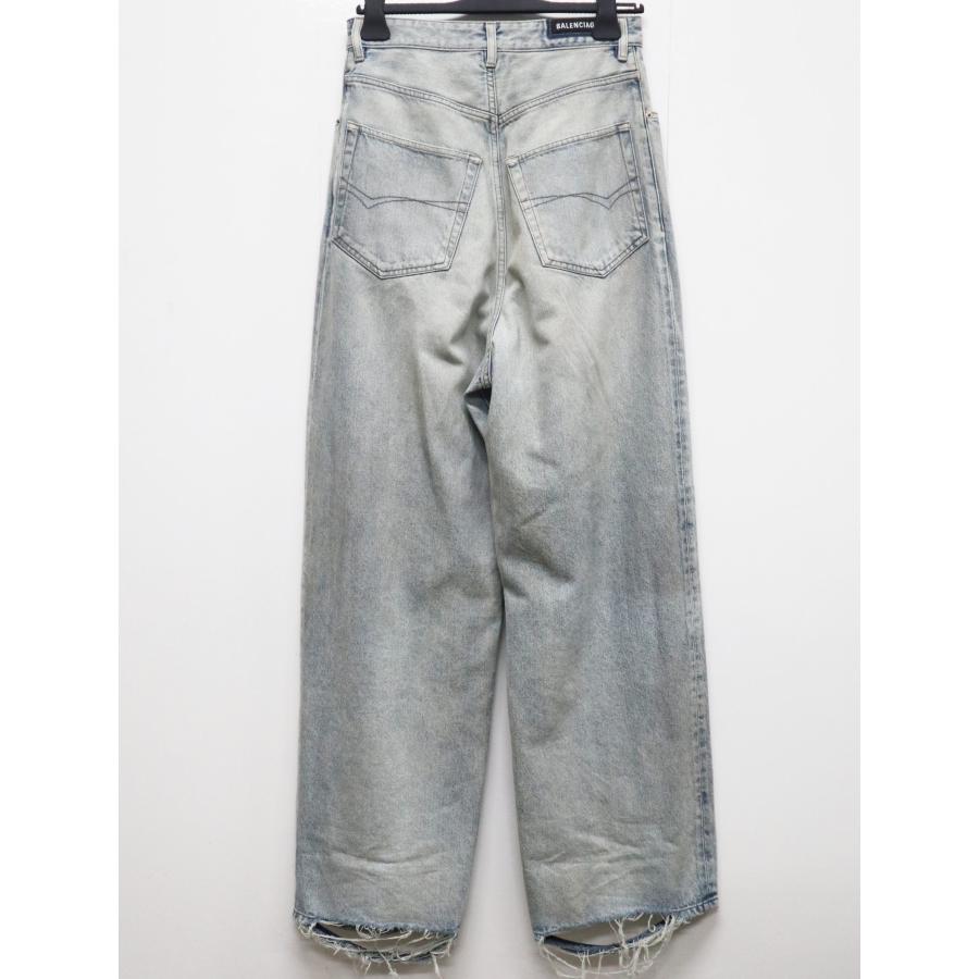 BALENCIAGA バレンシアガ 23AW ダメージ加工 Baggy パンツ BALENCIAGA バレンシアガ 23AW ダメージ加工 Baggy パンツ