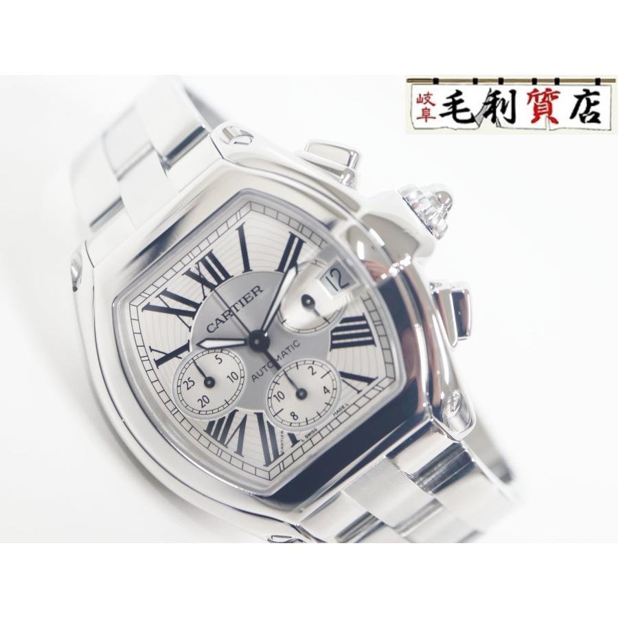 カルティエ Cartier ロードスター クロノグラフ W62019X6 ステンレス  