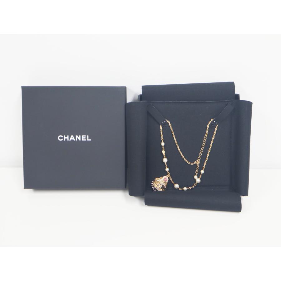CHANEL（シャネル） ココマーク ネックレス パール ラインストーン
