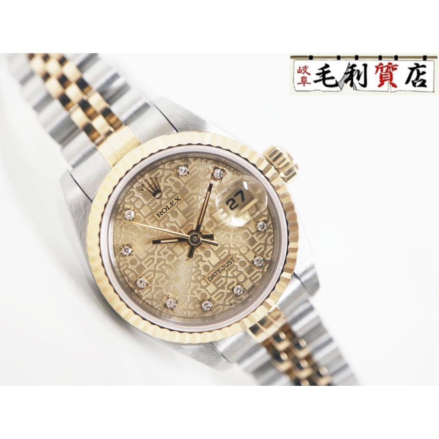 ROLEXロレックス デイトジャスト 69173Gダイヤ10P自動巻 S番