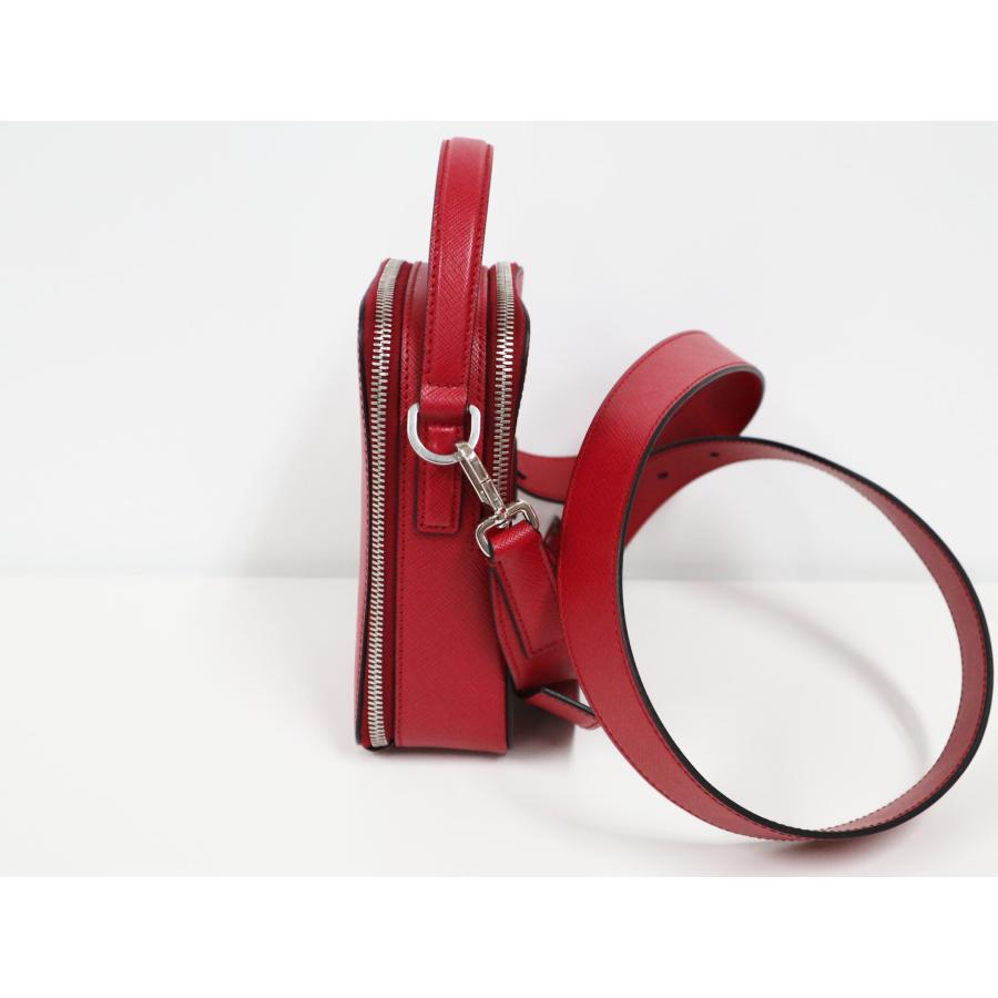 PRADA プラダ ブリック 2VH067 サフィアーノレザー レッド 2WAY 