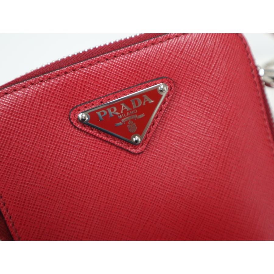 PRADA サフィアーノ 2ウェイショルダーバッグ レッド 【公式通販】