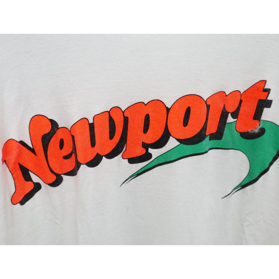 VINTAGE ヴィンテージ 90s NEW PORT LOGO ニューポート スクリーン 