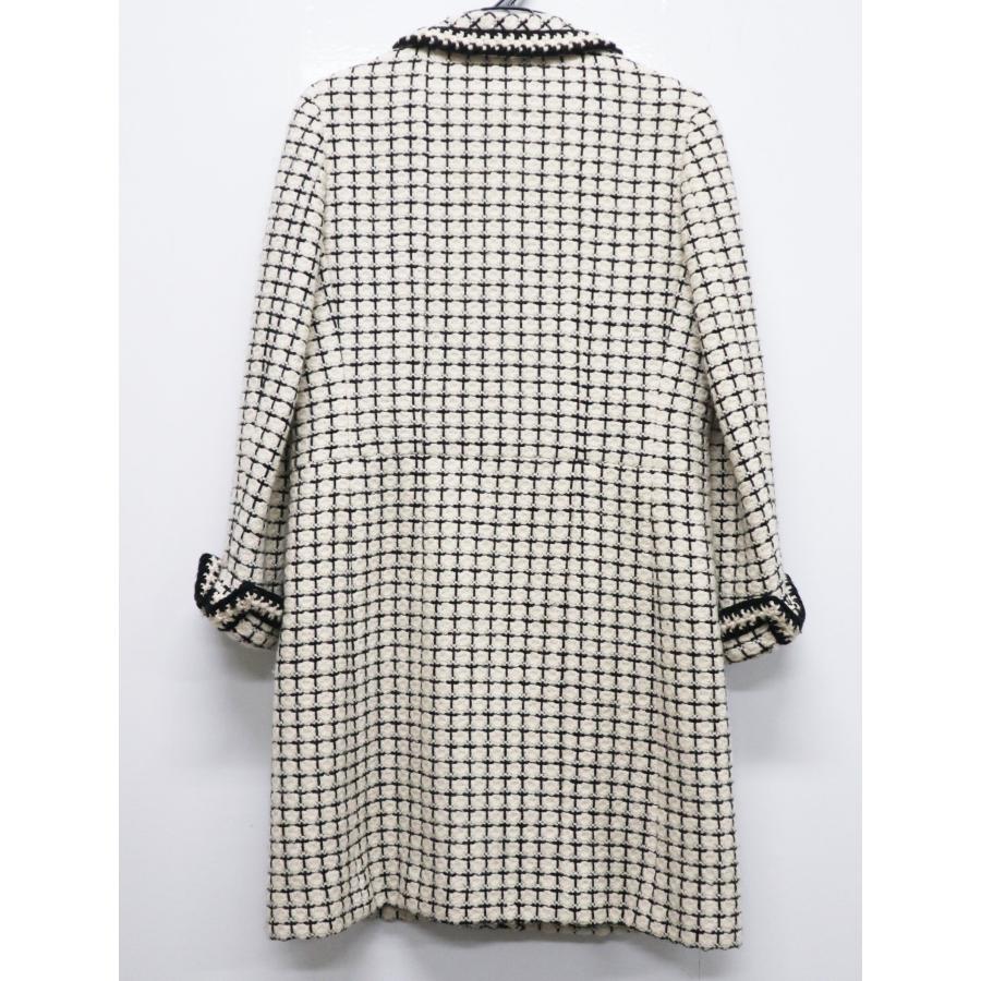 CHANEL シャネル 00A ツイード コート ジャケット ココボタン P16301 