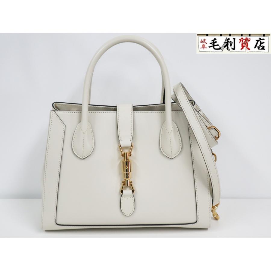 GUCCI グッチ ジャッキー JACKIE 1961 649016 0YK0G レザー ホワイト 