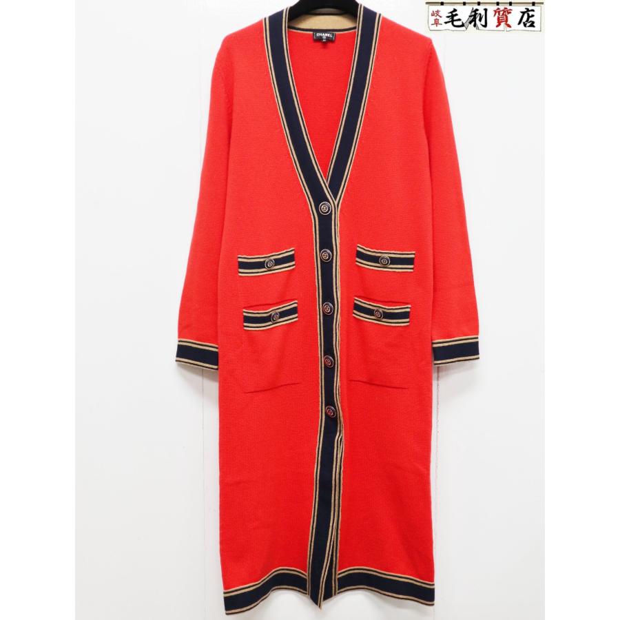CHANEL（シャネル） ココボタン カシミヤ ロング カーディガン サイズ  