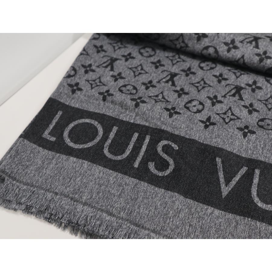 ルイヴィトン モノグラム シルク混　モノグラム　総柄 大判ストール ショール LOUIS VUITTON（ルイ・ヴィトン） ショール ロック アンド ゴー デニム