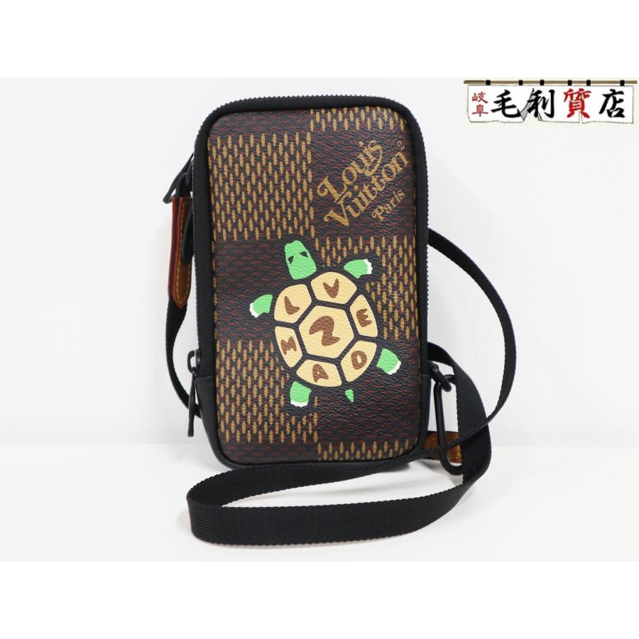 ルイ・ヴィトン LOUIS VUITTON ダブル・フォンポーチ NIGO N40377 ダミエ・ジャイアント ユニセックス ショルダーバッグ LOUIS VUITTON（ルイ・ヴィトン） N40377 ダミエジャイアント NIGO