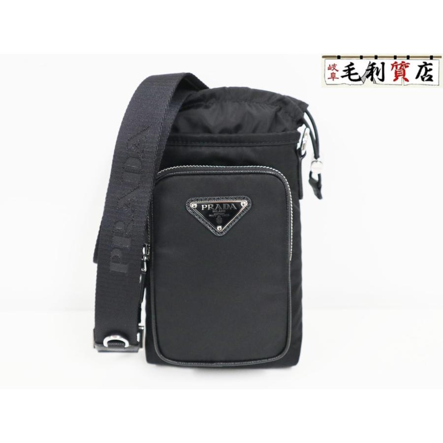 PRADA プラダ Re-Nylon スマートフォンケース 2ZH155 ブラック 