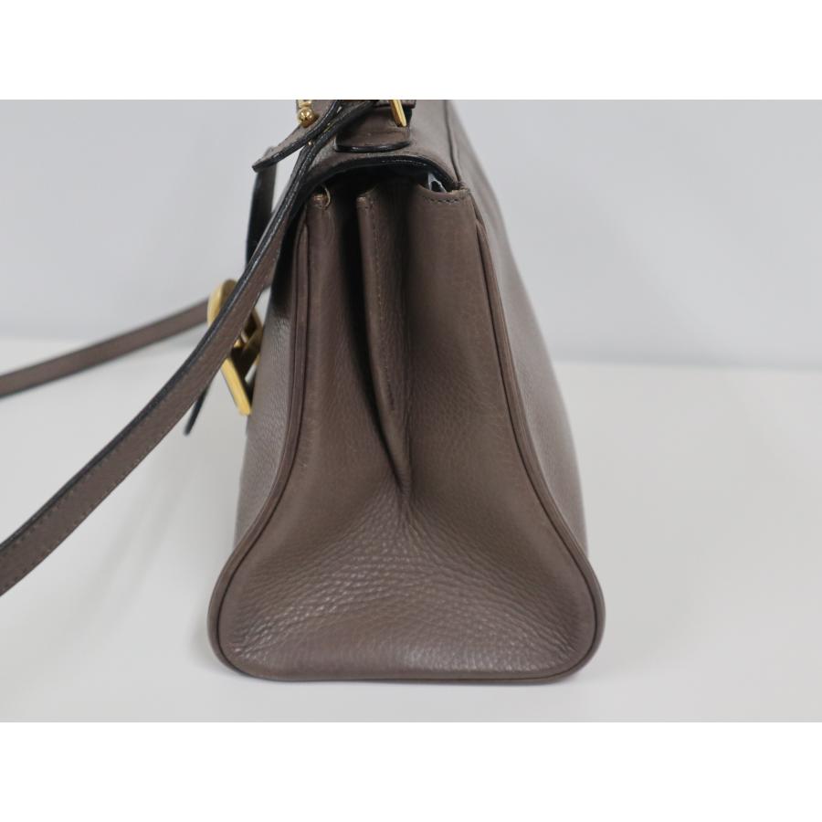 DELVAUX デルヴォー ブリヨンPM レザー グレー系 2WAYバッグ DELVAUX デルヴォー ブリヨンPM レザー グレー系 2WAYバッグ