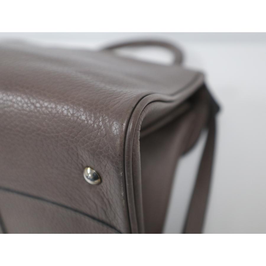 DELVAUX デルヴォー ブリヨンPM レザー グレー系 2WAYバッグ DELVAUX デルヴォー ブリヨンPM レザー グレー系 2WAYバッグ