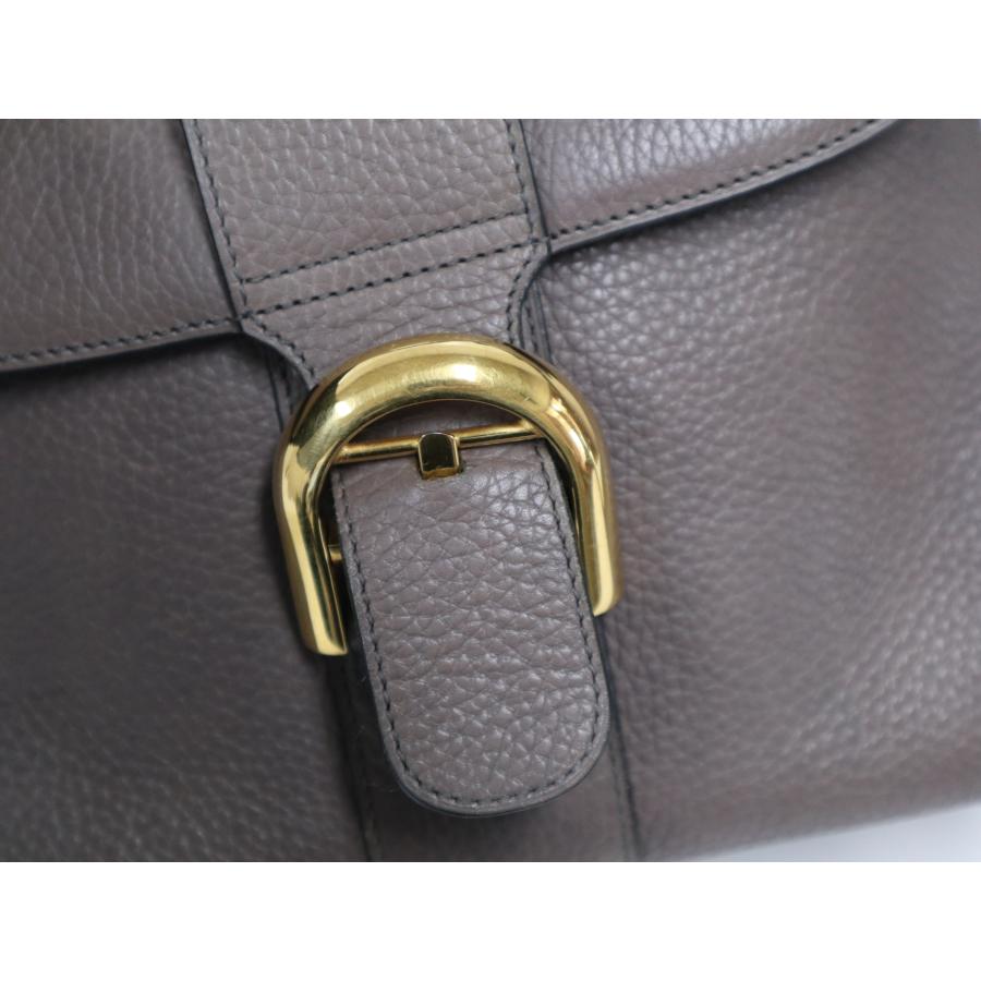 DELVAUX デルヴォー ブリヨンPM レザー グレー系 2WAYバッグ DELVAUX デルヴォー ブリヨンPM レザー グレー系 2WAYバッグ