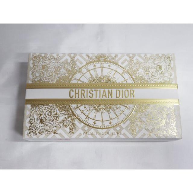 Dior新品2024年クリスマスコフレエクランクチュールマルチユースパレット 全色スウォッチ】ディオール24年クリスマスコスメ、ゴールドの