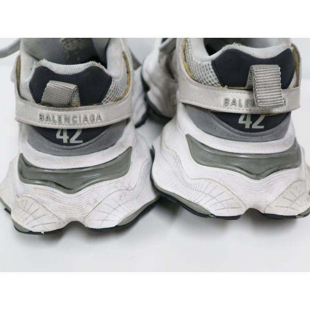 BALENCIAGA バレンシアガ 24SS CARGO SNEAKER カーゴ ダメージ加工 ローカット スニーカー 785754 グレー/ホワイト サイズ41  靴 BALENCIAGA（バレンシアガ） 24SS CARGO SNEAKER カーゴ ダメージ加工