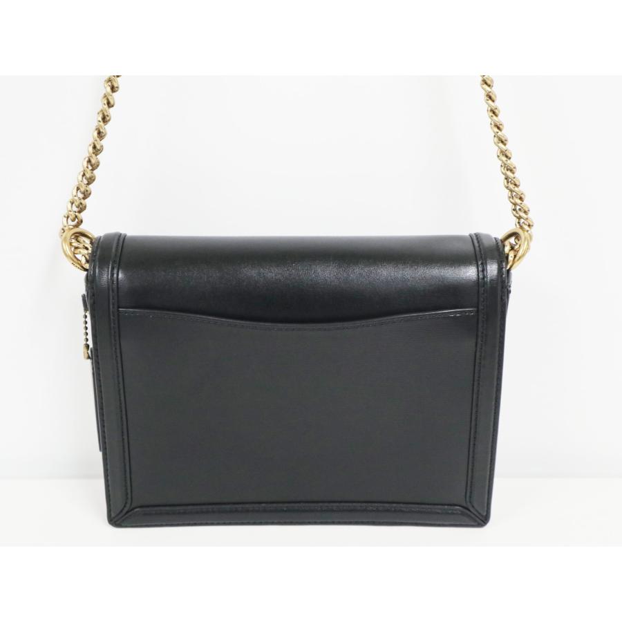 ハットン コーチ COACH レザー ブラック 88342 ショルダーバッグ
