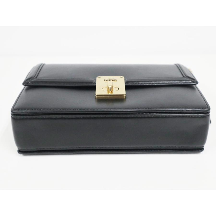ハットン コーチ COACH レザー ブラック 88342 ショルダーバッグ