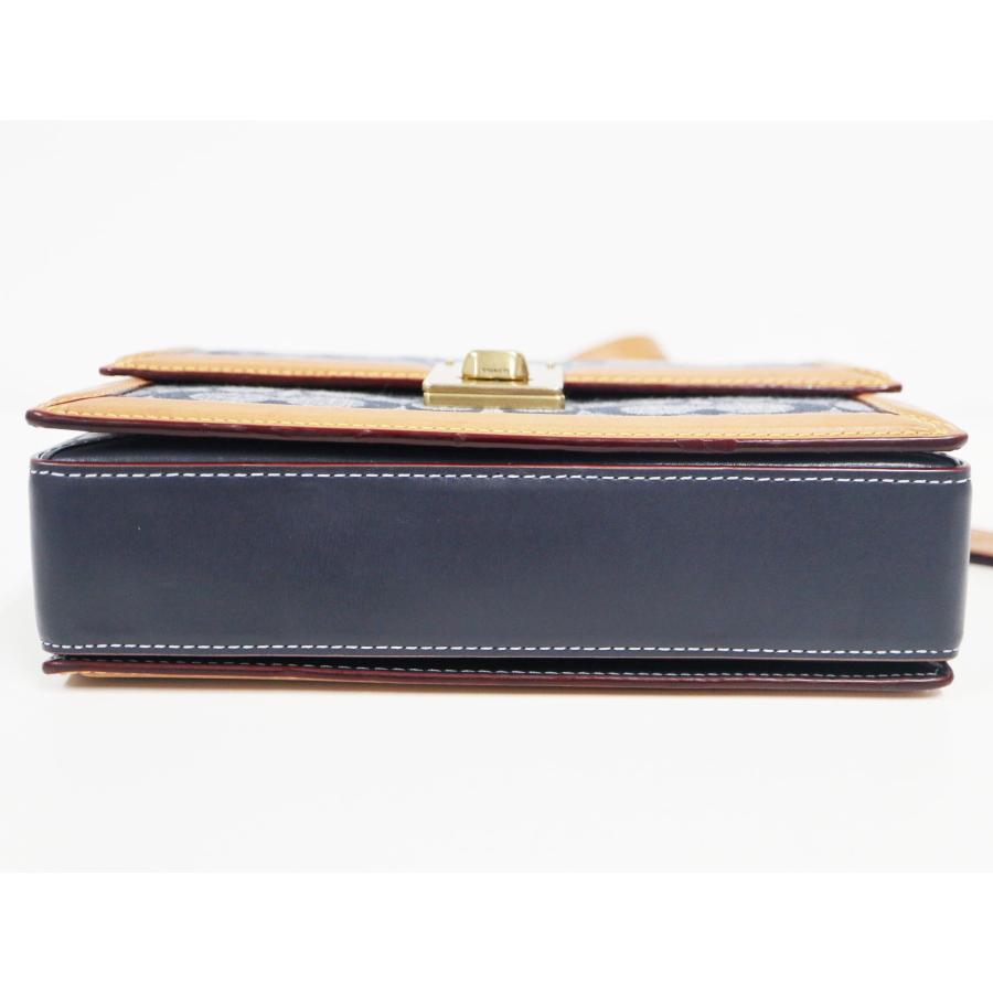 コーチ COACH ハットン シグネチャー ショルダーバッグ 3696 デニム レザー レディース バッグ COACH（コーチ） ハットン シグネチャー ショルダーバッグ 3696 デニム