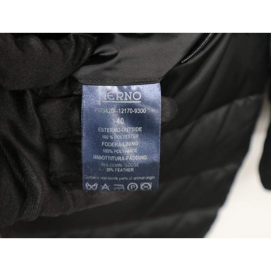 HERNO（ヘルノ） RASO PI0342D ロング ダウンジャケット サイズ40 