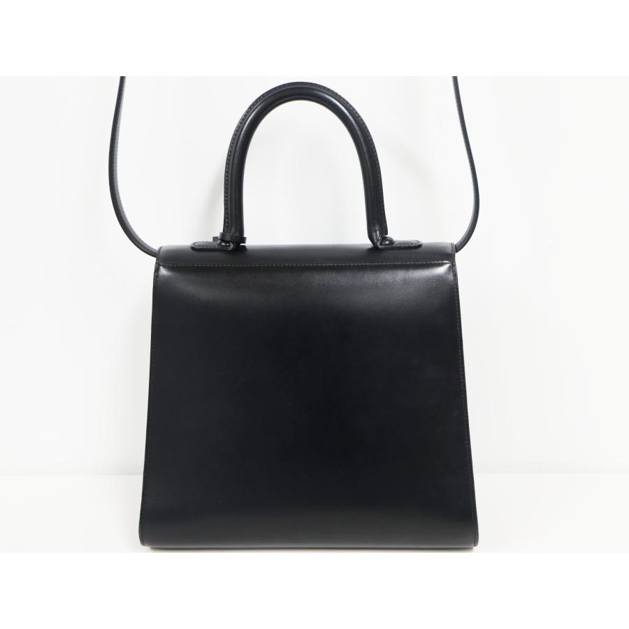 DELVAUX（デルヴォー） ルーモア L'Humour MM ボックスカーフ ブラック