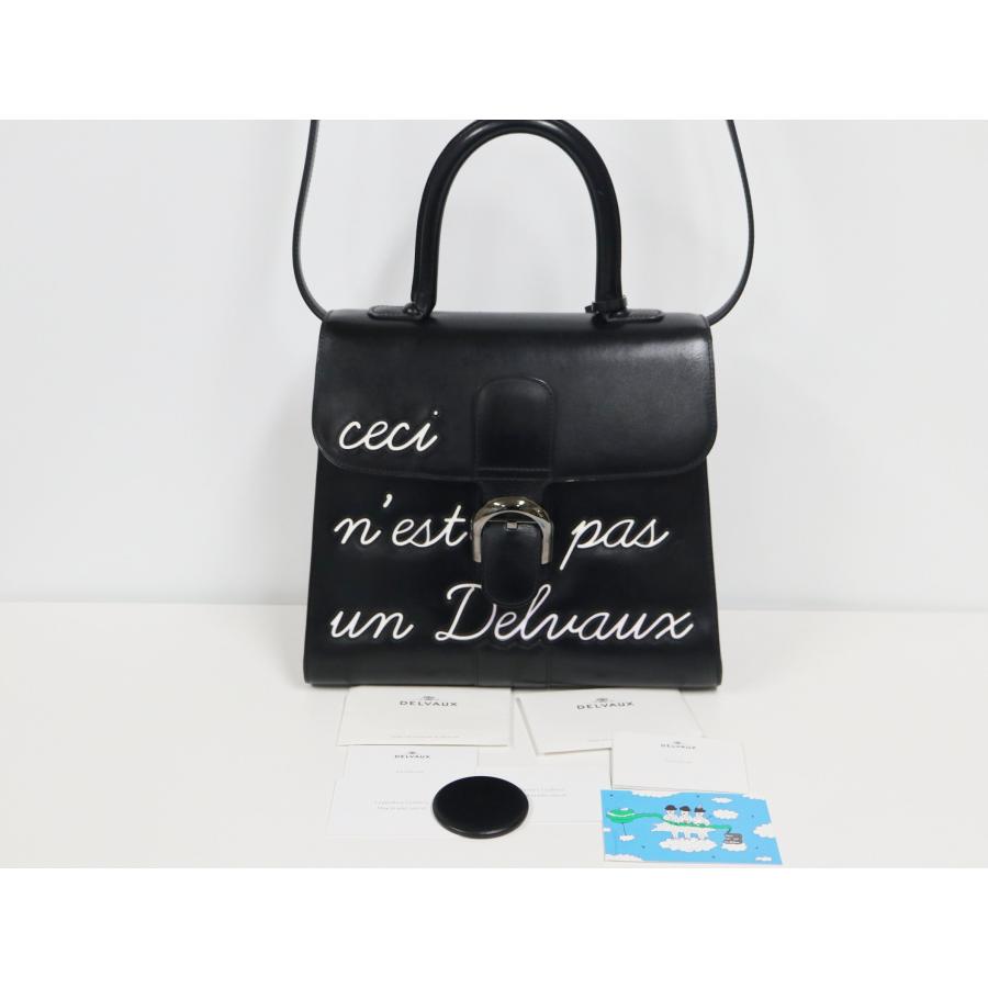 未使用品 DELVAUX デルヴォー ルーモア ＭＭ AA0661AAM099ZPN ボックスカーフ カーフスキン ブラック レディース ルーモア MM Black - トップハンドル